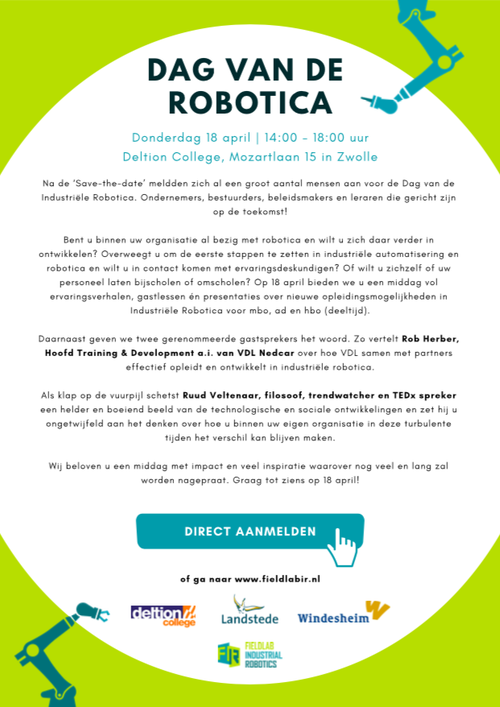 Uitnodiging Dag van de Robotica